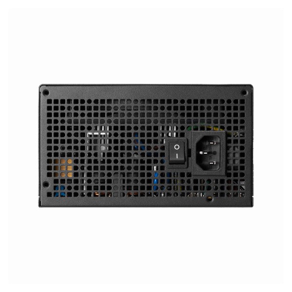 مزود طاقة GAMDIAS HELIOS M2 850B, قدرة 850 واط, شهادة كفاءة 80 Plus Silver, دعم معيار ATX 3.1, تصميم كابلات غير قابلة للفصل Non-Modular - أسود